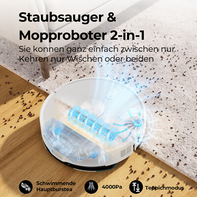 RichVibe Ersatzteile Set Für Redkey R10 Saugroboter - 9-teilig