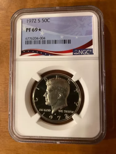 1972 S Kennedy Half Dollar 50c NGC PF69 ✯  ✯ STAR Rare Proof ✯ ✯