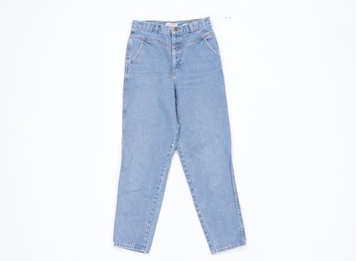 Vintage 90s streetwear para mujer Talla 28 Cónico Pierna de la alta cintura  mamá Jeans Azul | eBay