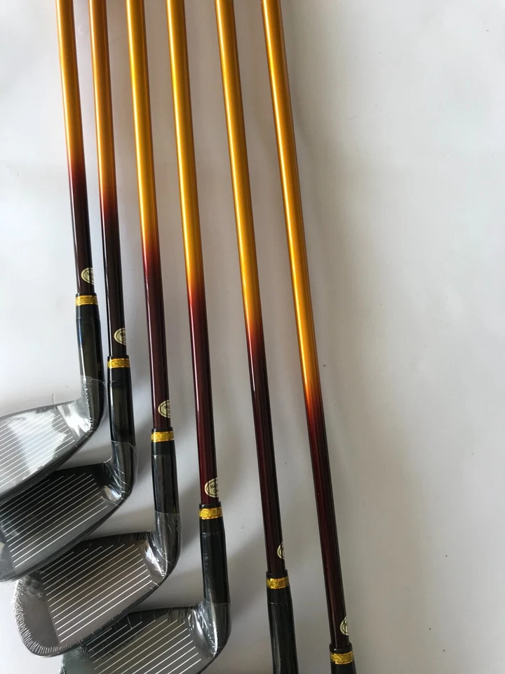 MUTSUMI HONMA MH500X2 Iron Hybrid 6-piece set No.5 ~ PW Gold Black NEW - Image 3 of 4