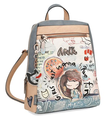 Anekke Fun & Music Backpack Rucksack With wallet   LIKE NEW