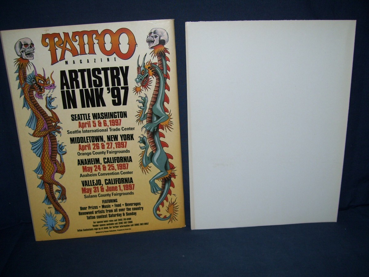 Tattoo Savage Magazine #16 April/May 1997 Used With Pull Out Poster | eBay