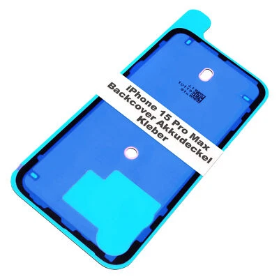 IS-TECK 2x iPhone 15 Pro Max Backcover Akkudeckel Kleber Klebestreifen Glue