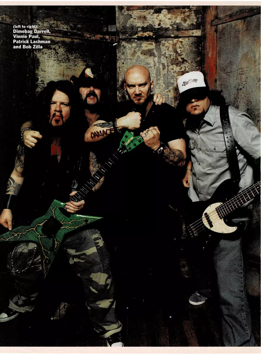 DAMAGEPLAN - DIMEBAG / VINNIE PAUL / LACHMAN / ZILLA - Music Print Ad Photo  | eBay