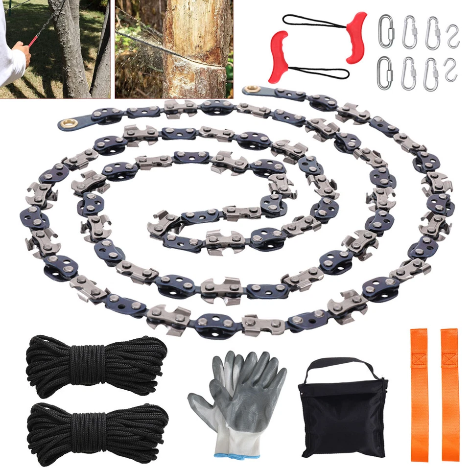 Sierra de extremidad de cuerda 53 pulgadas sierra de cadena manual de extremidad de alto alcance cortadora de 68 dientes Foto 2 de 4