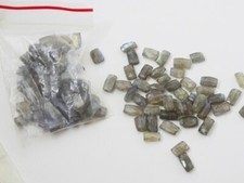 2 strands off the line Labradorite rectangular Beads