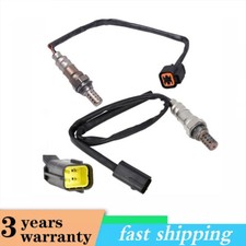 2pcs Oxygen Sensor Upperlower For Hyundai Elantra 2001-2003 Tucson 2.0l 2005-09