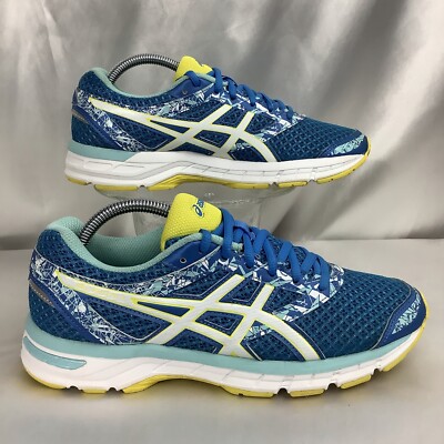 ASICS Gel-EXCITE Diva Blue White Sun Yellow Running Walking T6E8N  women