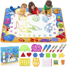 splash Water Doodle Mat - Kids Painting Writing Color Doodle Drawing Mat Toy Bri