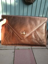 vivienne westwood black envelope clutch