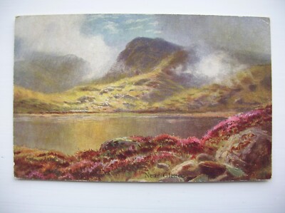 Glencoe Postkarte. Near Ballachulish, Tyndrum etc. (C W Faulkner & Co)