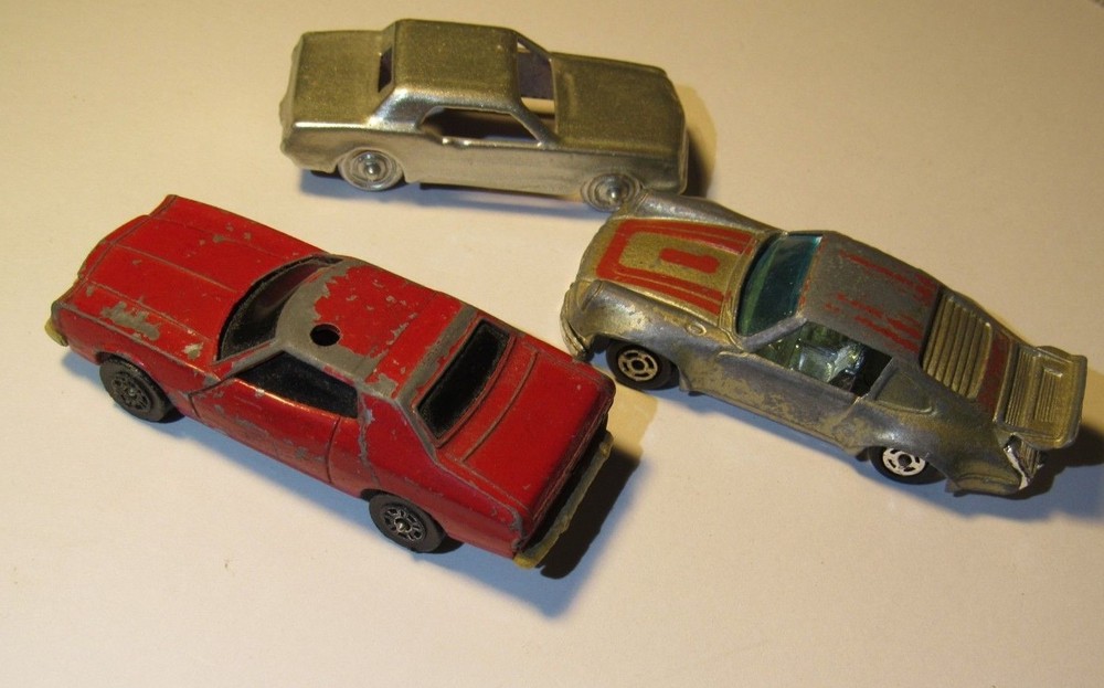 Vintage Die-cast Toy Cars LOT of 3