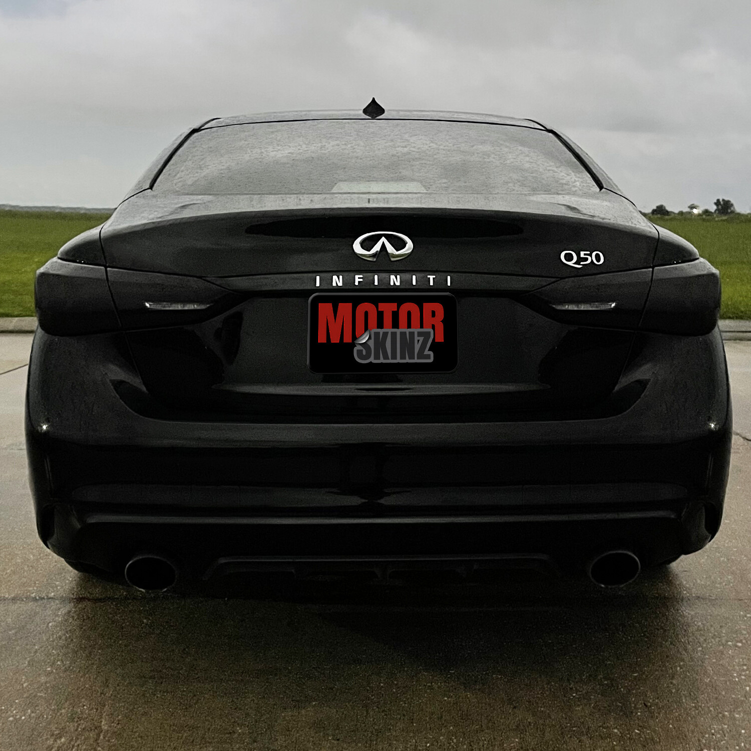 q50 tinted tail lights