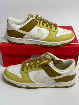 New Nike Dunk Low Retro Men s Bronzine Saturn Gold FZ4042 716