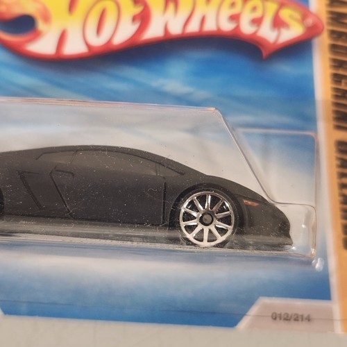 Hot Wheels 2010 HW Premiere RARE 10 SPOKE Lamborghini Gallardo Black Short Card - Picture 6 of 7