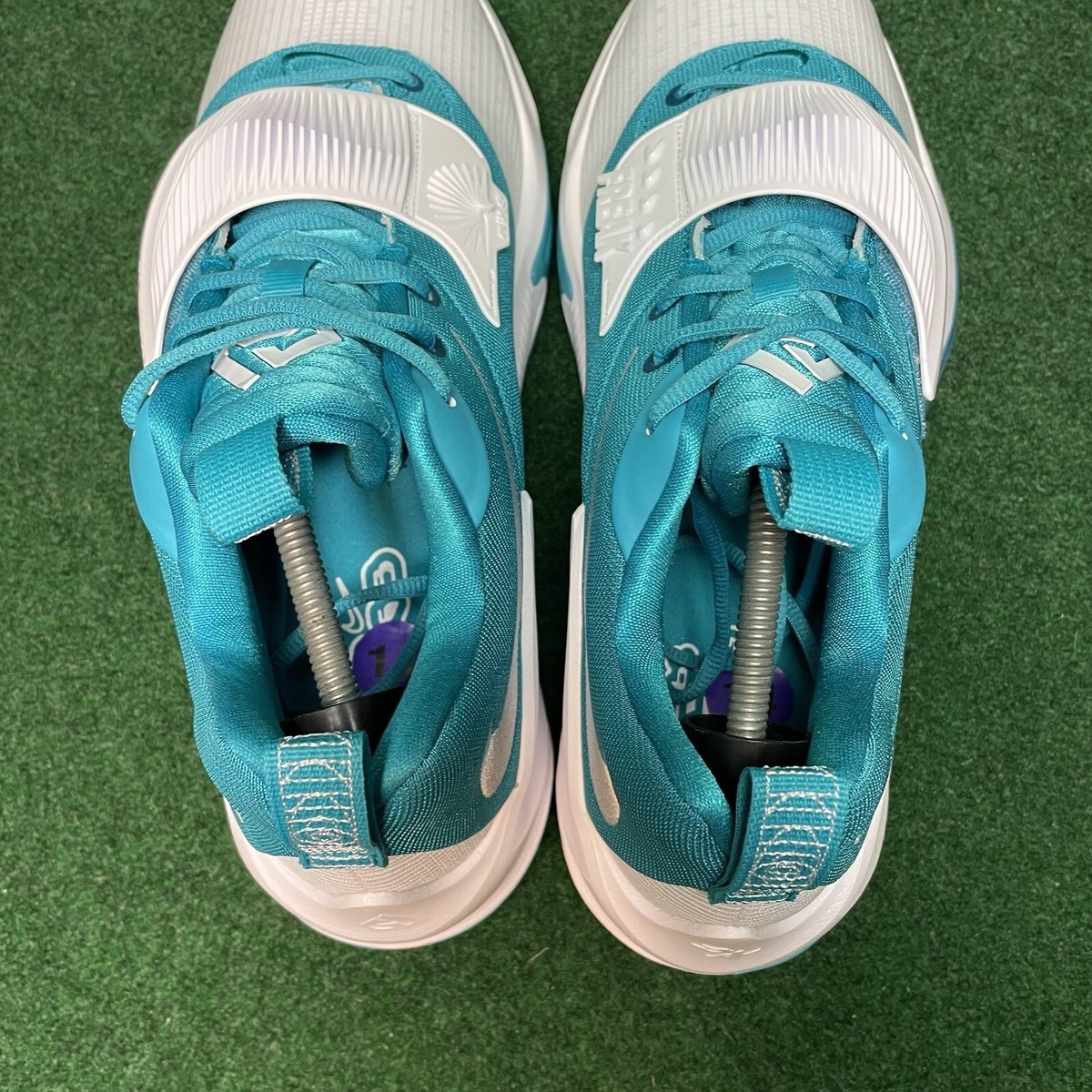 Sz 14.5 Nike Zoom Freak 3 Aqua White TB Promo Basketball
