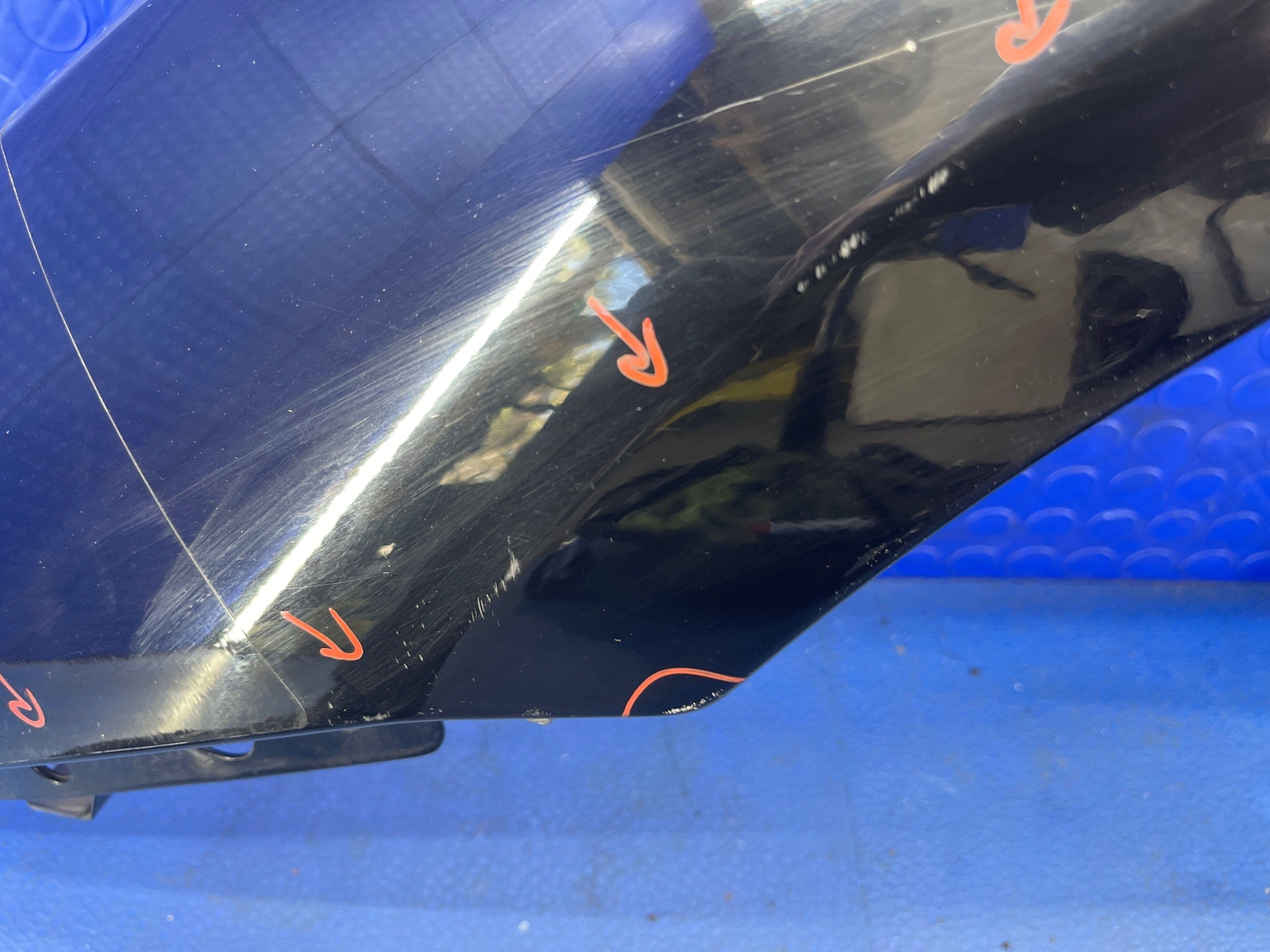 LAMBORGHINI GALLARDO OEM FRONT LEFT FENDER PANEL NERO NOCTIS (LY9B)