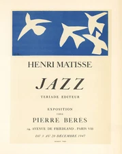 Henri Matisse lithograph poster (printed by Mourlot) 712203