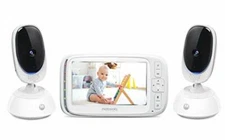 Motorola Comfort75 Video Baby Monitor-Infant Wireless Camera with Remote 2pk