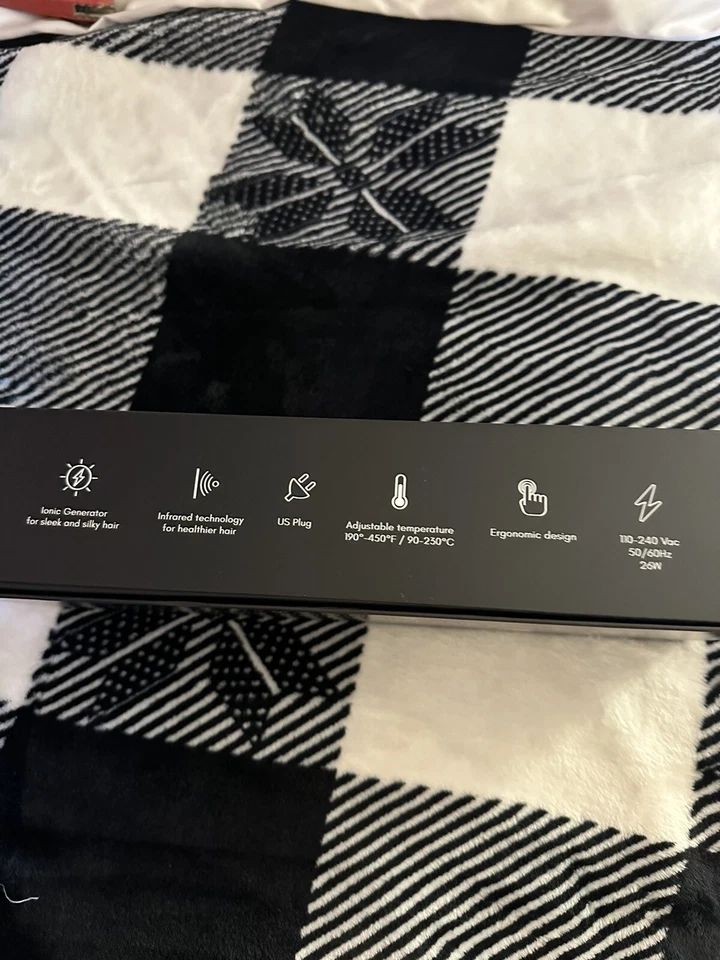 Black diamond hair straightener Foto 3 de 3