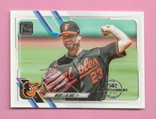 2021 Topps 582 Montgomery Club Foil Stamp #45 Wade LeBlanc Baltimore Orioles