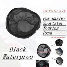 For Harlay Sportster Touring Softail Waterproof Rain Sock Cover Air Filter