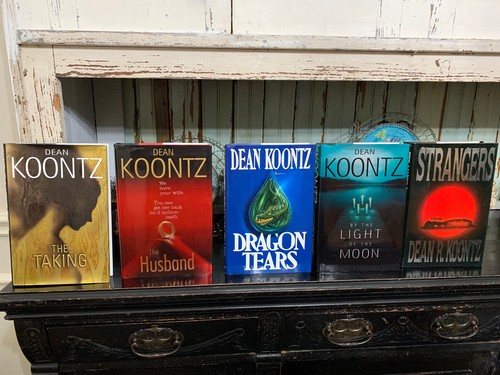 ☀DEAN KOONTZ Hardcover 5 BOOK LOT☀ LIKE NEW CONDITION Strangers Dragon Tears - Picture 2 of 2
