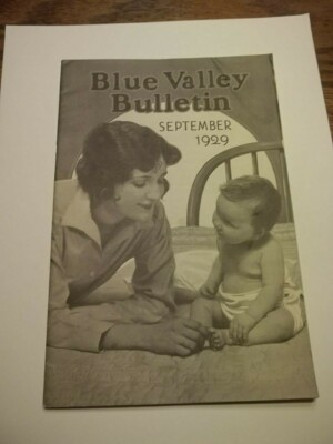 1929 Blue Valley Bulletin Dairy Booklet St Joseph Mo Hastings Ne Sioux City Iowa