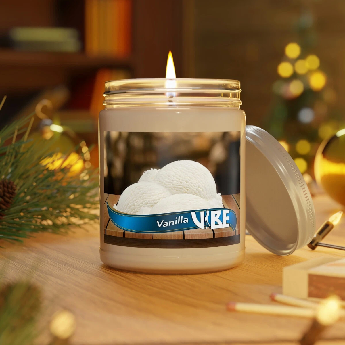 Vanilla Vibe Scented Candles, 9oz