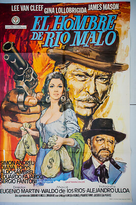 Del Rio Malo EL HOMBRE DE RIO MALO -- Poster Cartel de Cine | eBay
