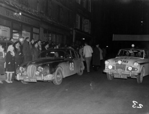 Parkes & Senior, Jaguar MkII and Sunbeam Rapier Rally Car 1962 Old Photo - Picture 1 of 1