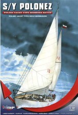 MIRAGE 508001 1:50 S/Y POLONEZ [Polish Yacht type Bermuda Ketch] 