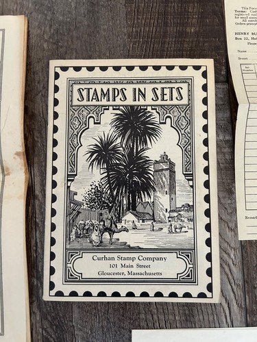 Vintage Early 1900s Stamp Collecting Catalogs & Order Forms Ephemera Collection - Picture 2 of 7