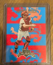 2025 Panini Crusade Johnny Bench /199 Blue #105 - Cincinnati Reds