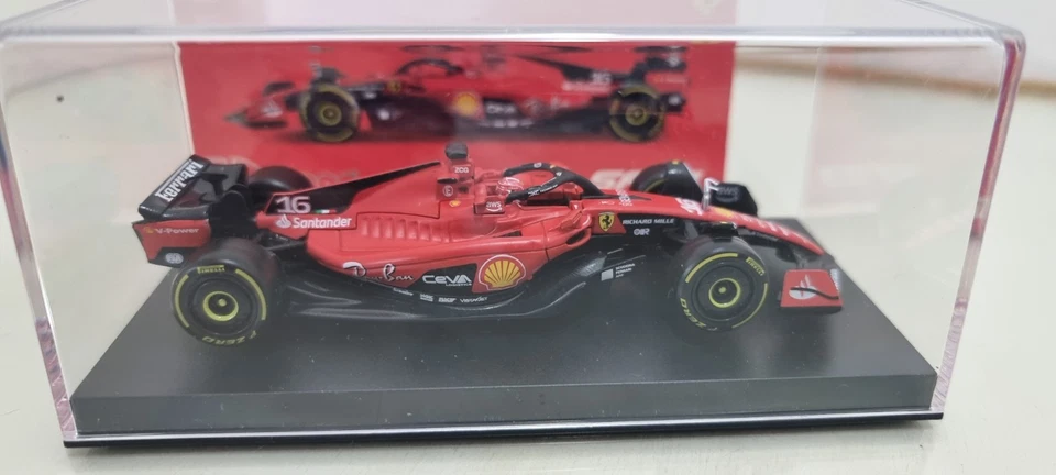 Ferrari SF23 #16 C.Leclerc 1:43 Burago Signature - No CMC - KYOSHO - MINICHAMPS  - Immagine 2 di 4