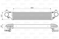 1X Valeo 818552 LadeluftküHler FüR Mercedes-Benz