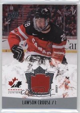2015 Upper Deck Team Canada Juniors Jersey Lawson Crouse #106 1x1