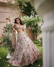 Bridal heavy wedding lehenga choli designer partywear pakistani lehnga choli