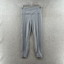 Athleta Women s Size S high rise striped spandex stretch Leggings