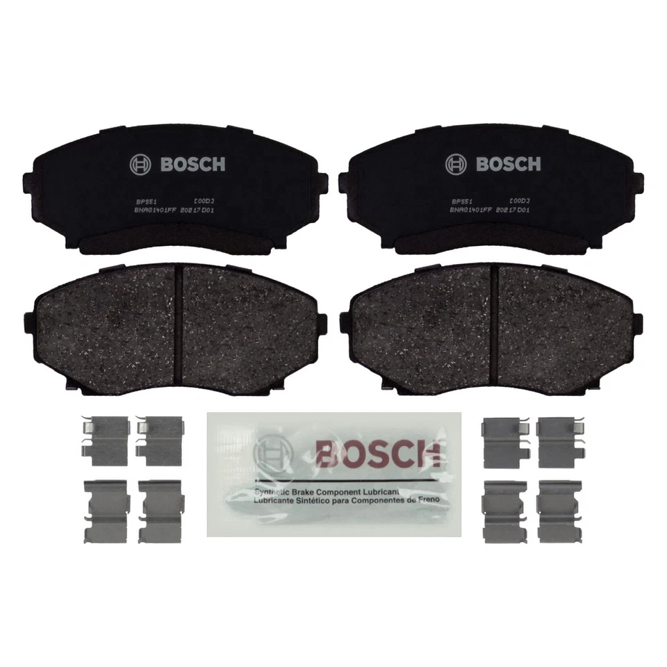 For Mazda MPV 2000-2006 Bosch QuietCast Premium Front Brake Kit w Organic Pads Foto 2 de 2