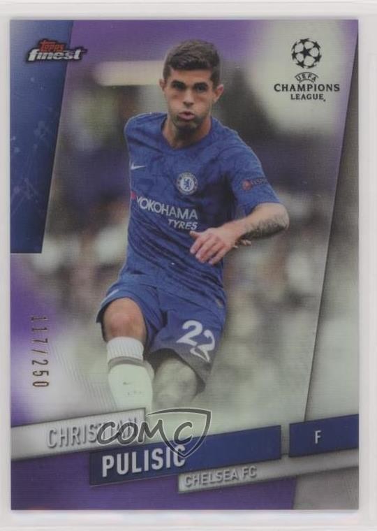 2019 Finest UEFA Champions League Purple Refractor /250 Christian Pulisic 0g27