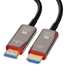 8K Fiber Optic HDMI 2.1 Cable 6ft, High Speed Fiber HDMI Cord 48Gbps, Long Activ