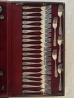 Godinger Silver Plated “Olde Bouquet” Flatware Set, 67 pcs w/ Wooden Case — photo 3
