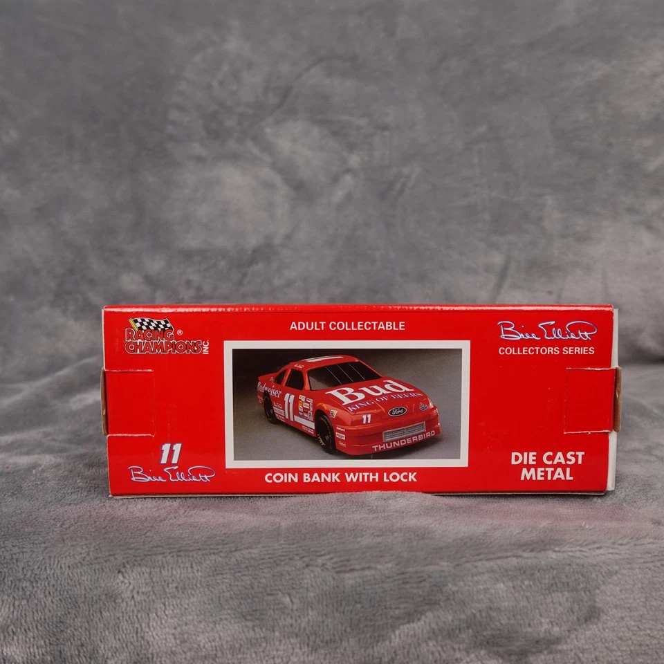 Racing Champions 1:24 Bill Elliott #11 Budweiser Ford Thunderbird Die Cast Bank Foto 4 de 4
