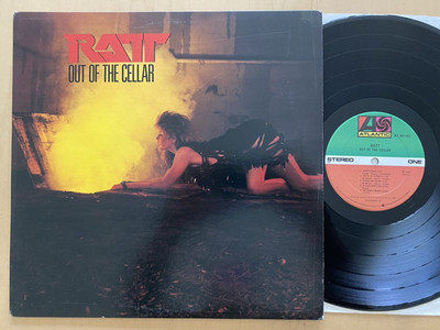 RATT- OUT OF THE CELLAR RARE 1984 RECORD CLUB PRESS HARD ROCK HEAVY METAL VG+/EX
