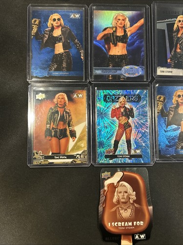 2022-2023 AEW Upper Deck Toni Storm 7 Card Lot - Picture 2 of 3