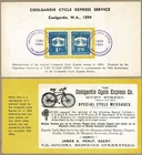 Australia 1964 Coolgardie Cycle Express Service Anniversary Card