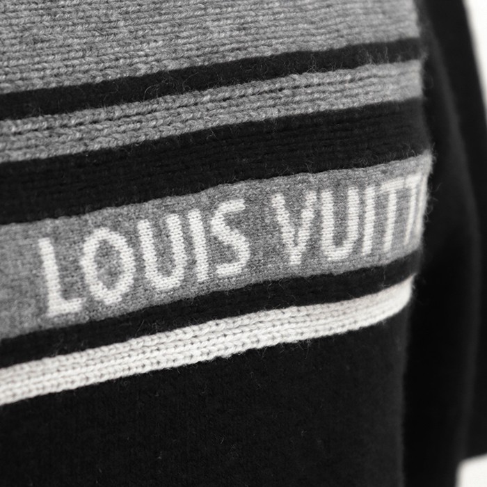 LOUIS VUITTON Knit Dress 100% Cashmere S/S Black Women Size Small 2020SS thumbnail 4