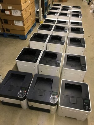 Lot of 24 Untested AS-IS Kyocera Ecosys Printer P3145dn P3150dn P2040dw PA5000x