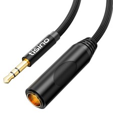 Tisino 1/4 to 3.5mm Adapter, 1/4" Female to 1/8" Male Stereo Audio Adapter for